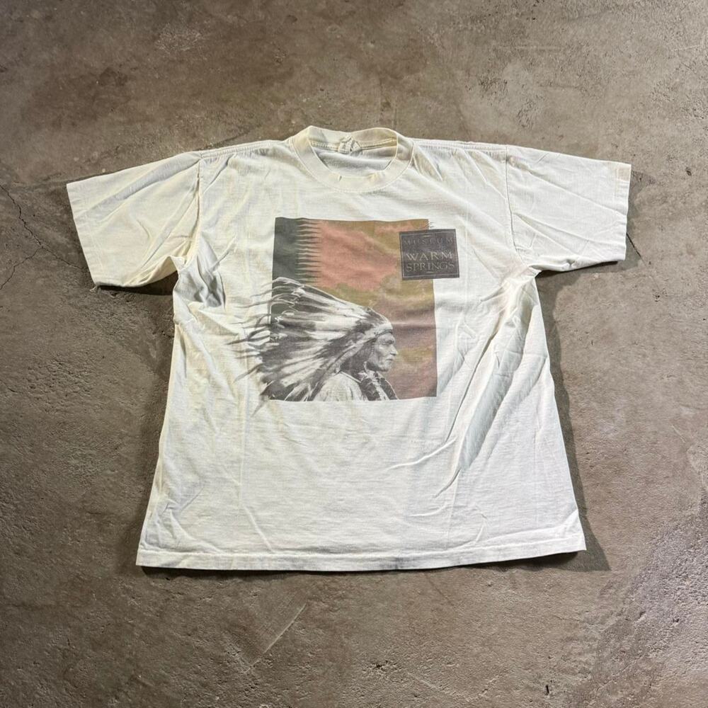 Vintage VTG 90’s Warm Springs Single Stitch Graphic T-shirt - Picture 4 of 8